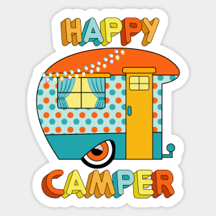 Happy Camper Sticker